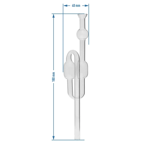 Glazen waterslot verpakt per 2 stuks. - 4