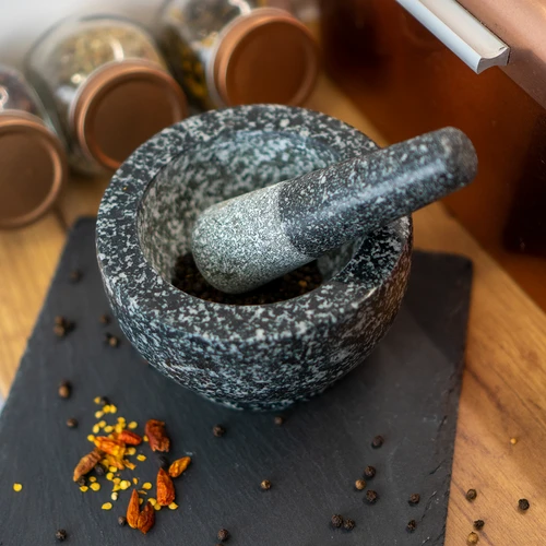 Granieten keuken vijzel met stamper - 10