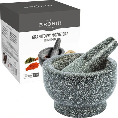 Granieten keuken vijzel met stamper - 7