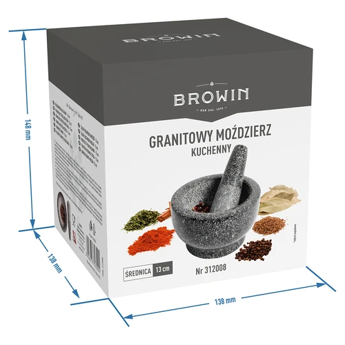 Granieten keuken vijzel met stamper - 9