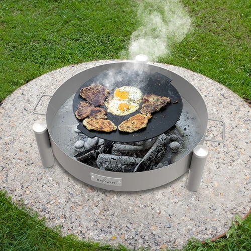 Grillpan, gietijzer, ø 44 cm - 13