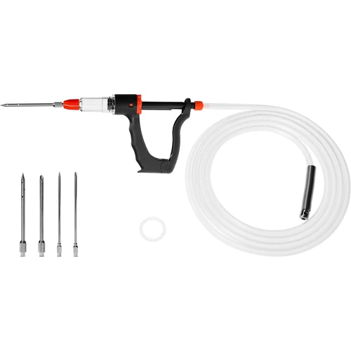 Halfautomatische vleeswareninjector met naaldenset en slang - 2