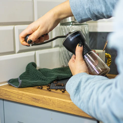 Handmatige koffiemolen met instelbare maalgraad - 11