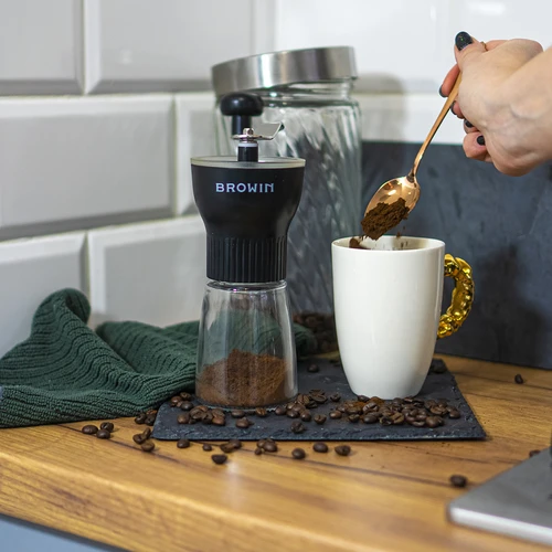 Handmatige koffiemolen met instelbare maalgraad - 12
