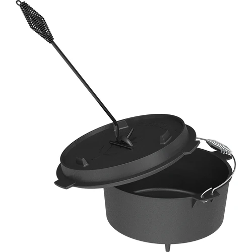 Handvat/pook voor deksel van gietijzeren pan of ketel - 3