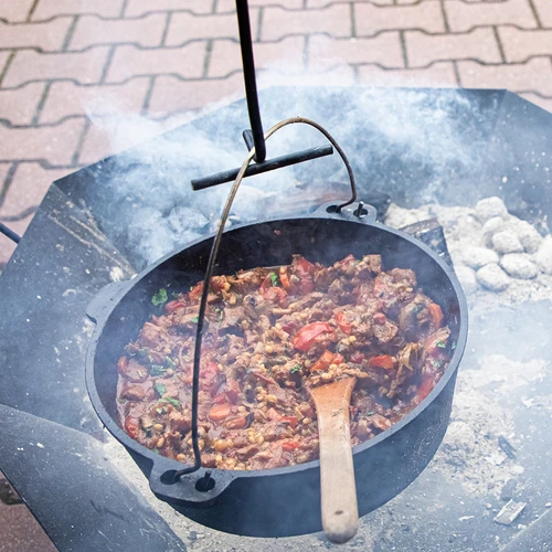 Handvat/pook voor deksel van gietijzeren pan of ketel - 7