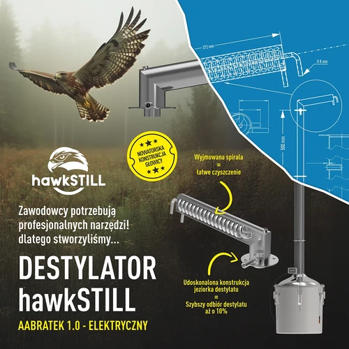 Hawkstill Aabratek 1.0 Elektrische Distilleerder, 30 L - 18