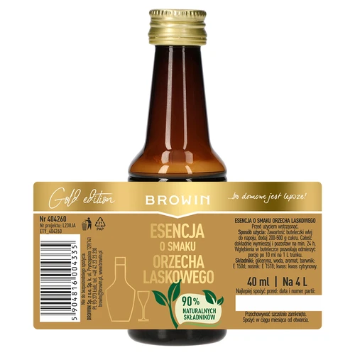 Hazelnoot-essence voor 4 L - 40 ml - 7