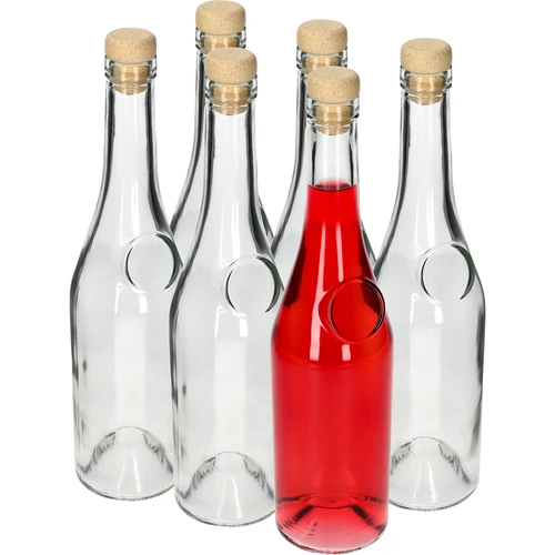 Herbowa-fles 500 ml met paddenstoelkurk, 1 stuk - 8