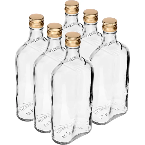 Heupfles 500 ml met dop, 6 stuks - 9