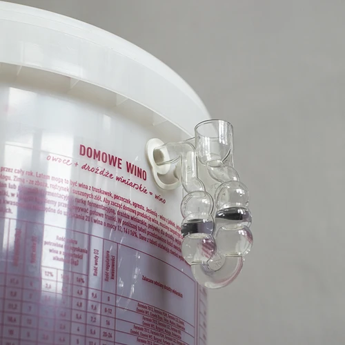 Hoekige fermentatiebuis voor containers - onbreekbaar - 5
