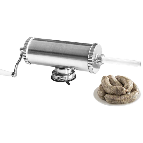 Horizontale worstenvuller 2,5 kg met siliconen plunjer - 5