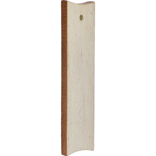 Houten kamertemperatuurmeter (-20 tot +50°C), donkerbruin, 15cm - 3
