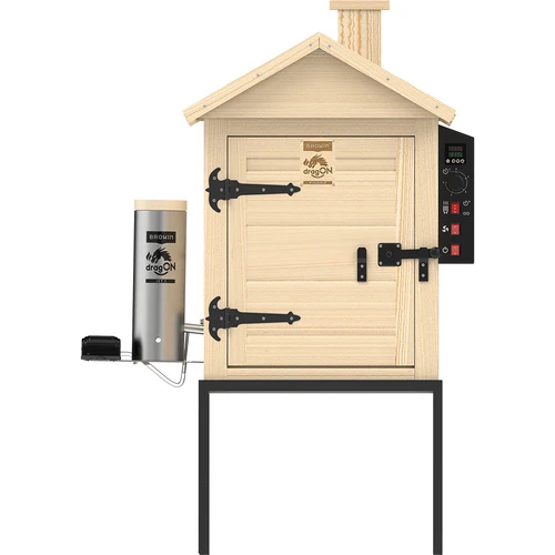 Houten rookoven 115 L dragON Wood 60E, met elektrische verwarmingsmodule en controller - 3