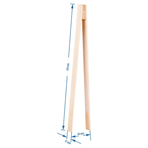 Houten tang 17 cm - 2