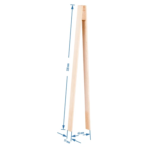 Houten tang, 22 cm - 2