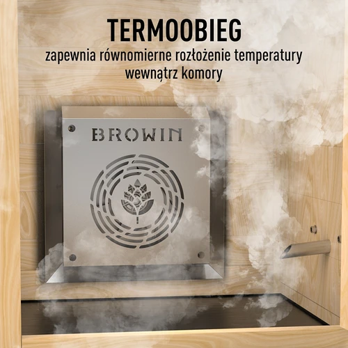 Houten tuinrookoven 200 L – dragON Wood 100E met elektrische verwarmingsmodule en regelaar - 6