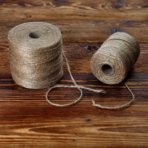 Jute touw 2 mm/110 m/250 g - 5