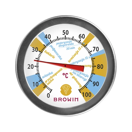 Kaastemperatuurmeter (0°C tot +100°C) 19,8cm - 2