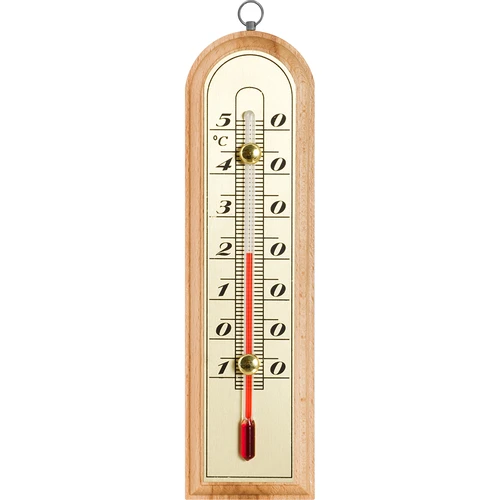 Kamertemperatuurmeter met gouden schaal (-10°C tot +50°C) 16cm