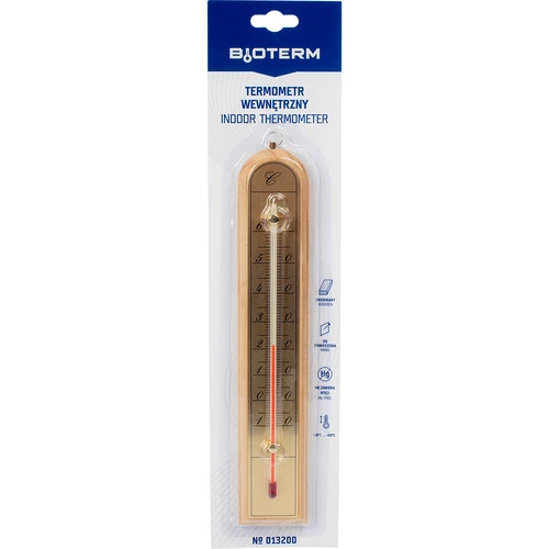 Kamerthermometer met gouden schaal (-10°C tot +60°C) 28cm mix - 4