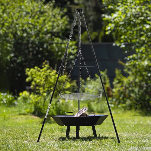 Kampvuur driepoot met rooster, 150 cm - 6