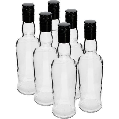 Kapiteinsfles 500 ml met schroefdop - 6 stuks