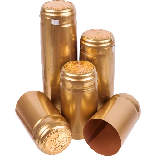 Kapjes met perforatie goud fi 31mm 100st.