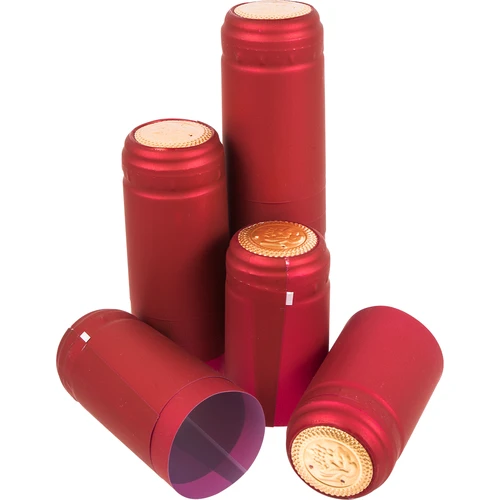 Kapjes met perforatie rood fi31mm 100st.