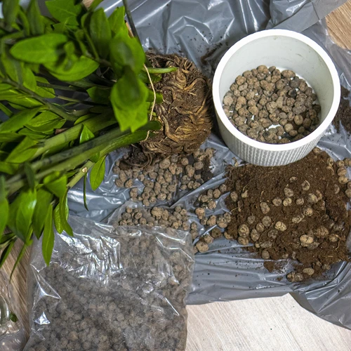 Keramiek voor potplanten, tuinbouw en bossen in glas 10–20 mm, 4L - 10