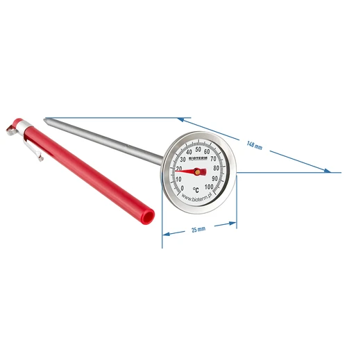 Keukenthermometer (0°C tot +100°C) 12,3cm - 2