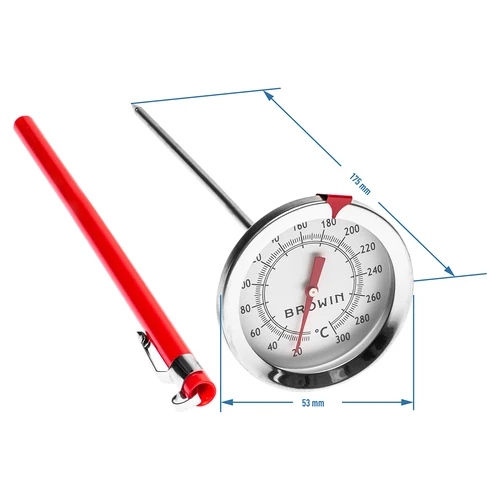 Keukenthermometer (0°C tot +300°C) 17,5cm - 2
