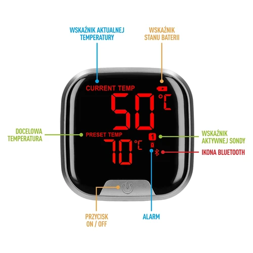 Keukenthermometer met Bluetooth, 2 sondes - 7