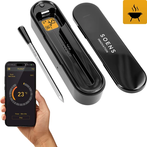 Keukenthermometer met draadloze Bluetooth-sonde