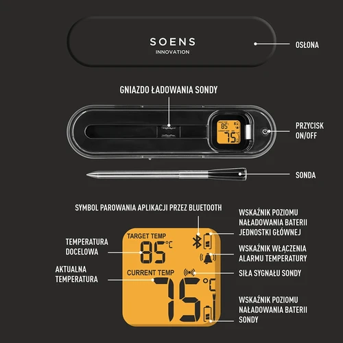 Keukenthermometer met draadloze Bluetooth-sonde - 7