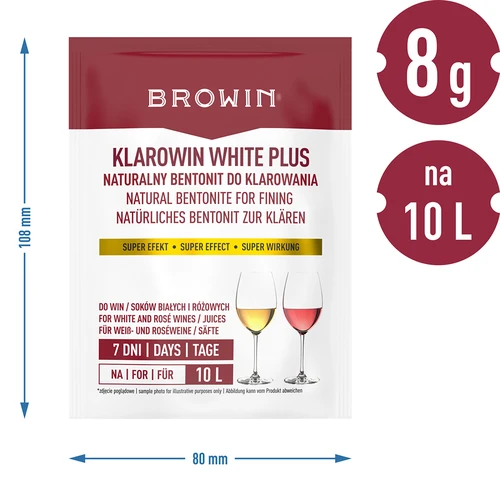 Klarowin White Plus - klaringsmiddel 8 g - 5