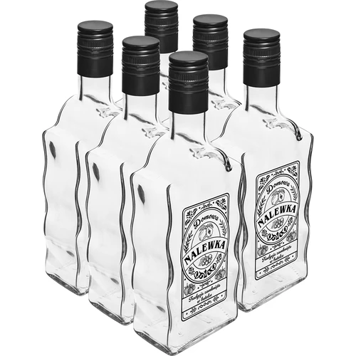 Klasztorna fles 500 ml met schroefdop, opdruk "Nalewka", 1 stuk - 4