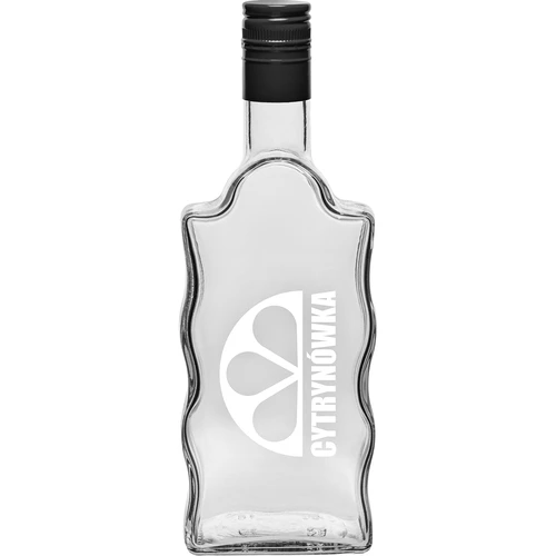 Klasztorna fles 500 ml met schroefdop en opdruk „Cytrynówka”, ontwerp 2