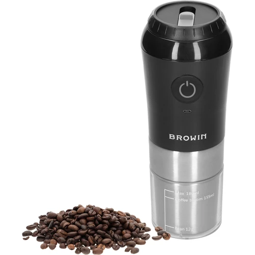 Koffiemolen - elektrisch, maalschijf, met zetapparaat en beker - 3