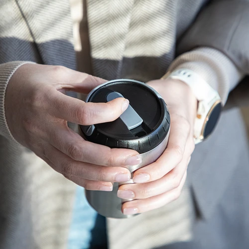 Koffiemolen - elektrisch, maalschijf, met zetapparaat en beker - 19