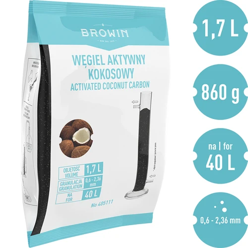 Kokos actieve kool 0,86 kg - 2