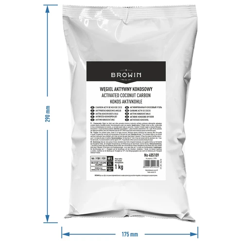 Kokos actieve kool 1 kg x 4 - set - 5