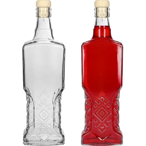 Kredensowa-fles 500 ml met kurk - 4