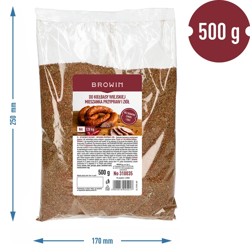 Kruiden- en specerijenmix voor boerenworst, 500g - 4