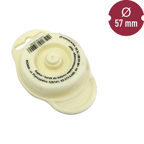 Kurk / kap voor ballonnen met smalle hals fi57mm - 2