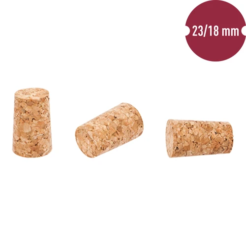 Kurk van kurk 23/18 mm 100 stuks - 2