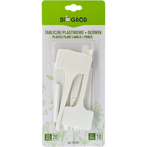 Labels voor plantenbeschrijving + potlood mix 10+20 stuks - 4