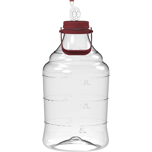 Lichte, onbreekbare wijnballon met handvat, 20 L
