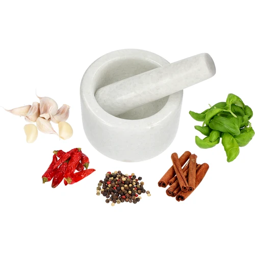 Marmeren keuken vijzel, wit, ø 10 cm - 7