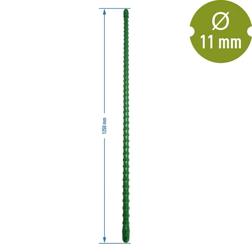 Met PE gecoate stalen stok 1,25m x 11mm - 2